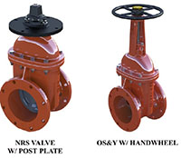350 psi UL Listed FM Approved Resilient Wedge Gate Valve, Series 5000 ...